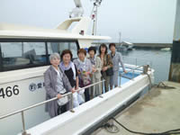 四国支部訪問写真＿来島海峡のうず潮体験